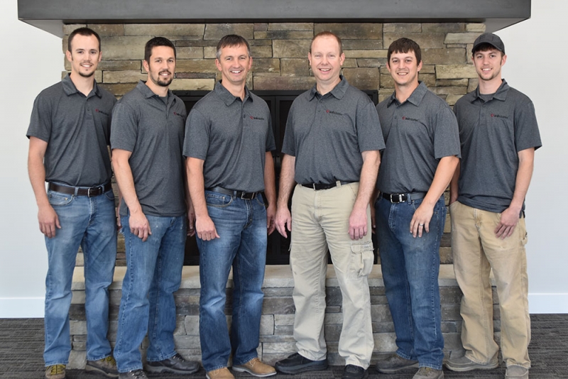 <strong><i>Third Generation Leadership at Stoll Industries:</strong> Jonathon Stoll, Doug Stoll, Gary Yoder, Darris Stoll, Franklin Stoll, Weston Stoll</i>