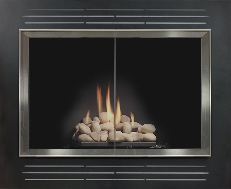 Elegant Fireplace Doors Nolita, Zero Clearance Magnetic Fireplace Doors