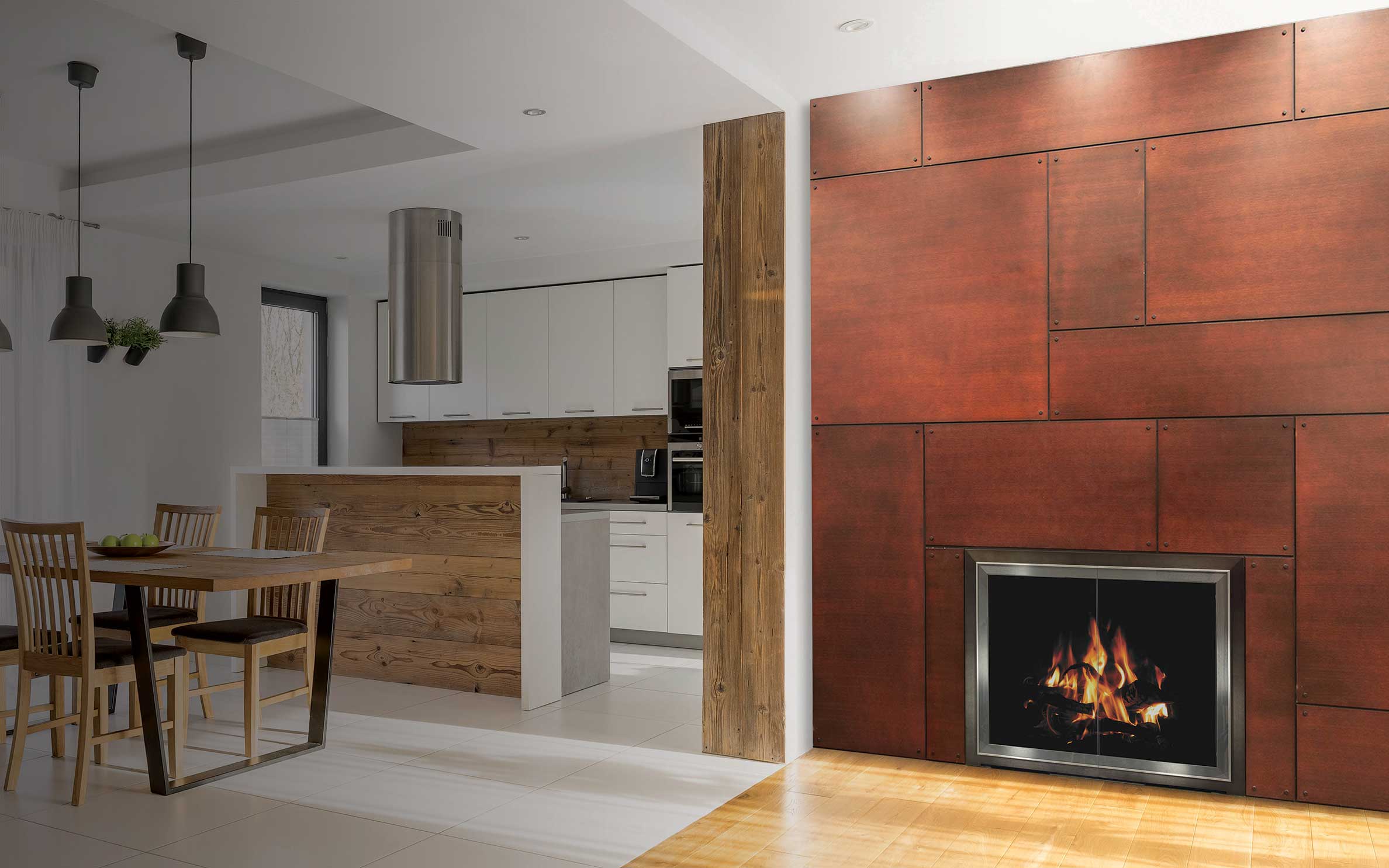 Wood Stove Wall Cover