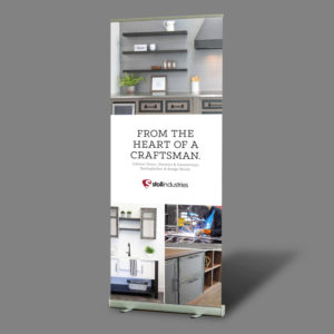 Retractable Banner - Kitchen 33" x 80"