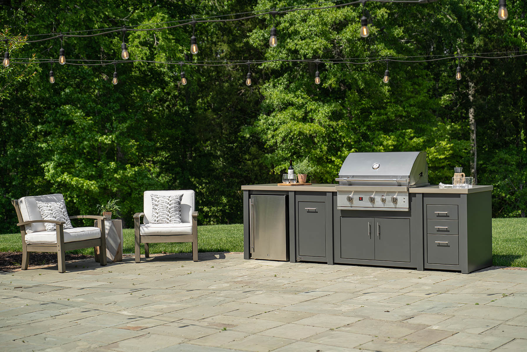 Stoll Savannah, Endura Charcoal outdoor kitchen
